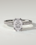 Mandy Solitaire Cushion Ring