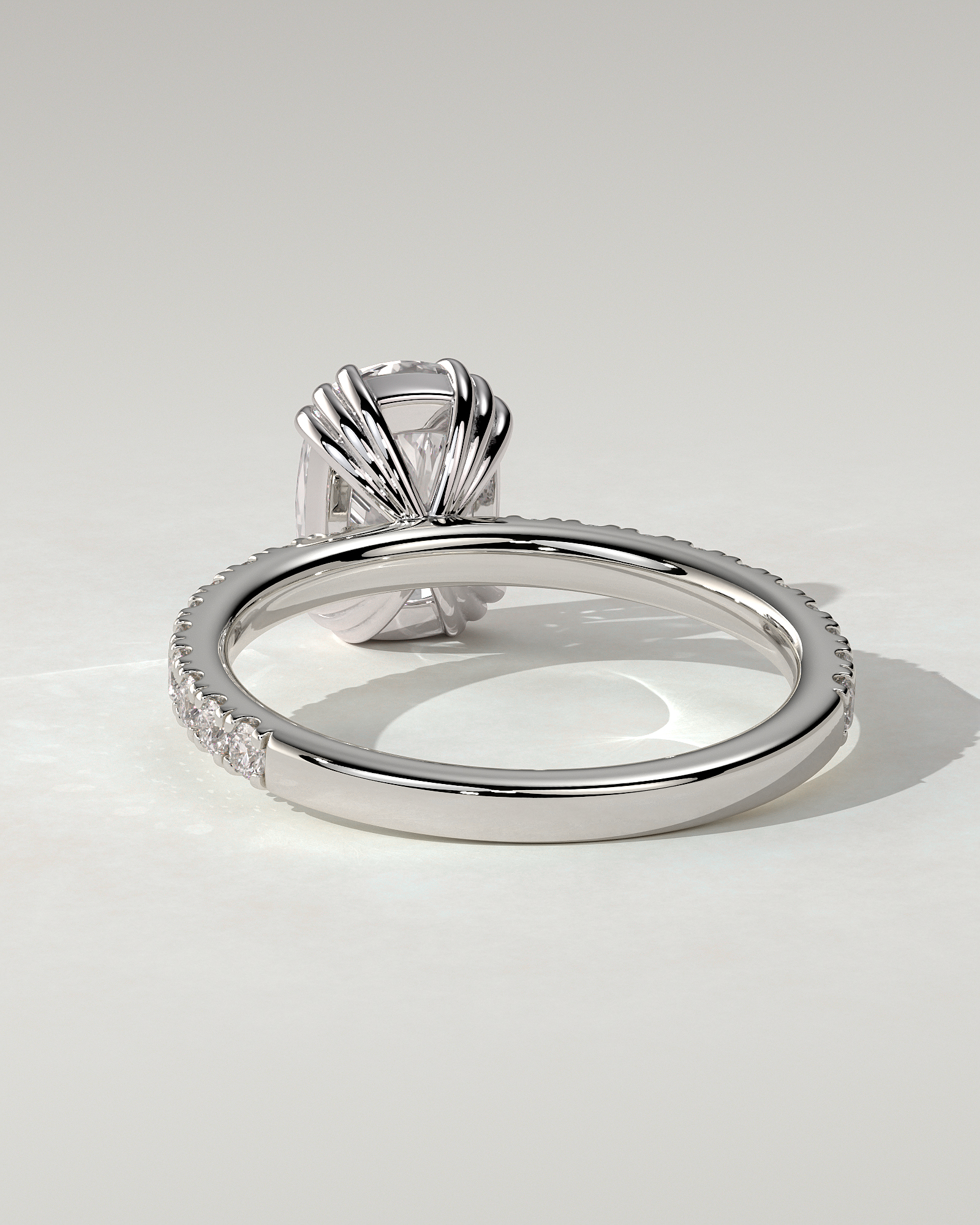 Mandy Solitaire Cushion Ring