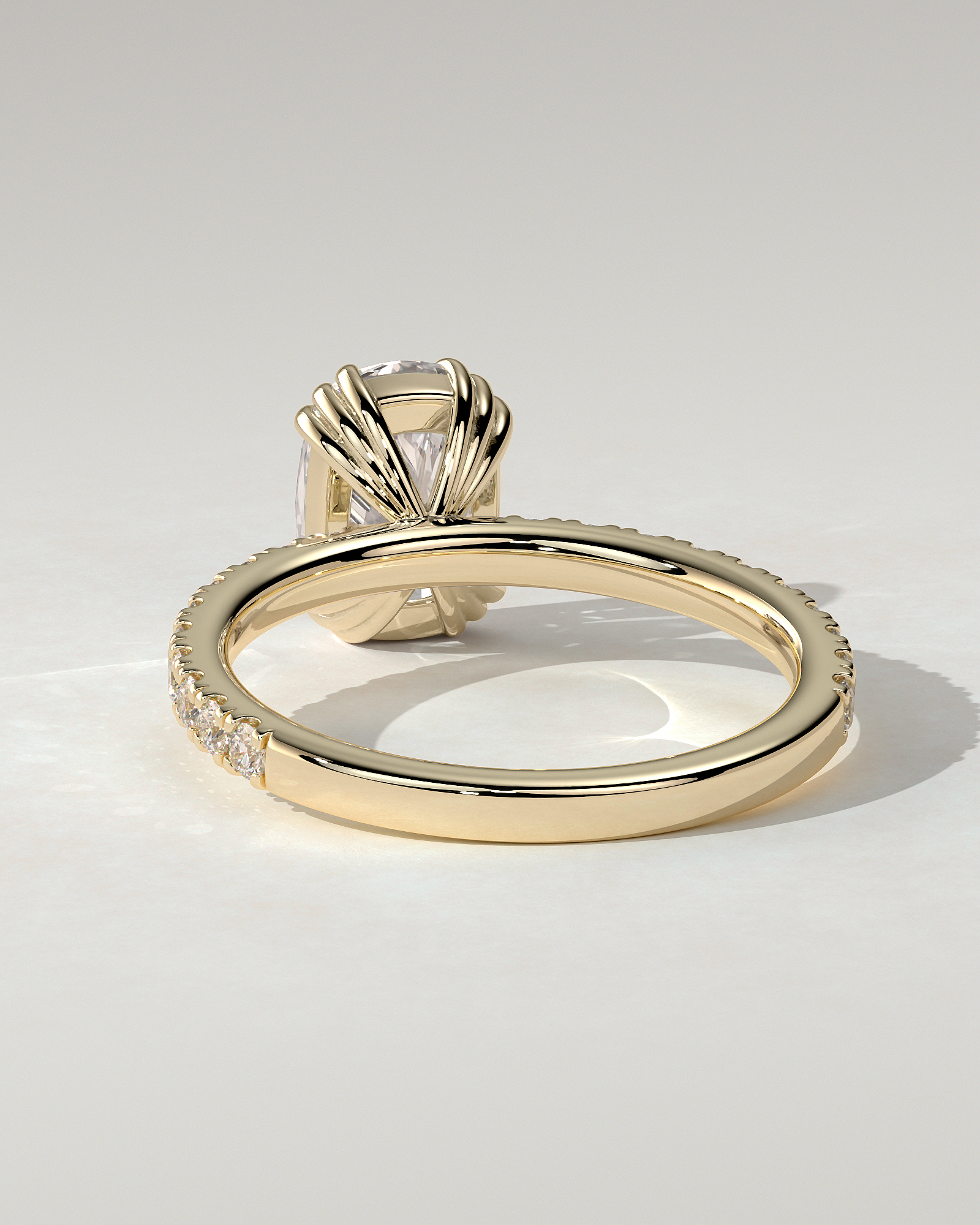 Mandy Solitaire Cushion Ring