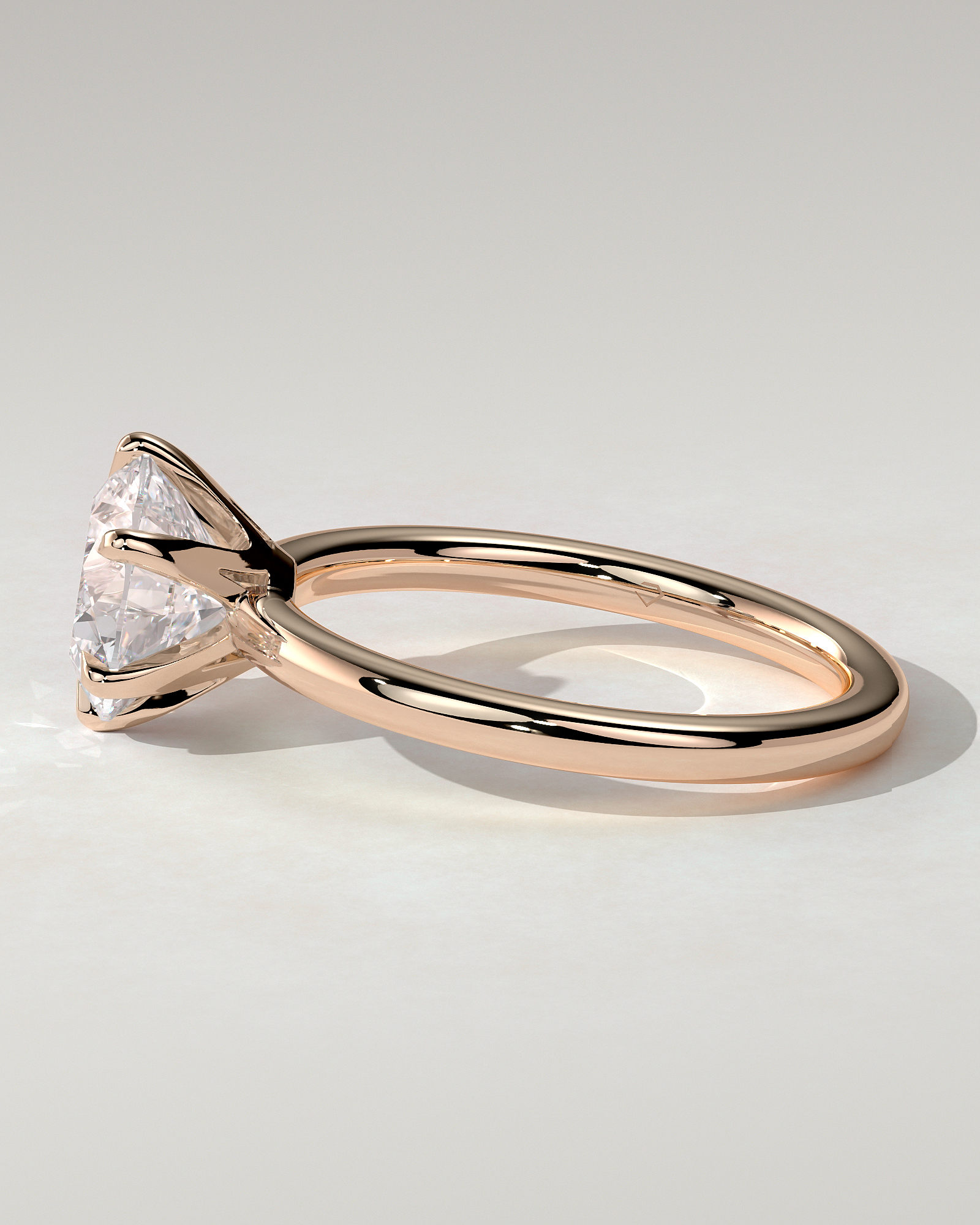 Mariah Solitaire Round Ring
