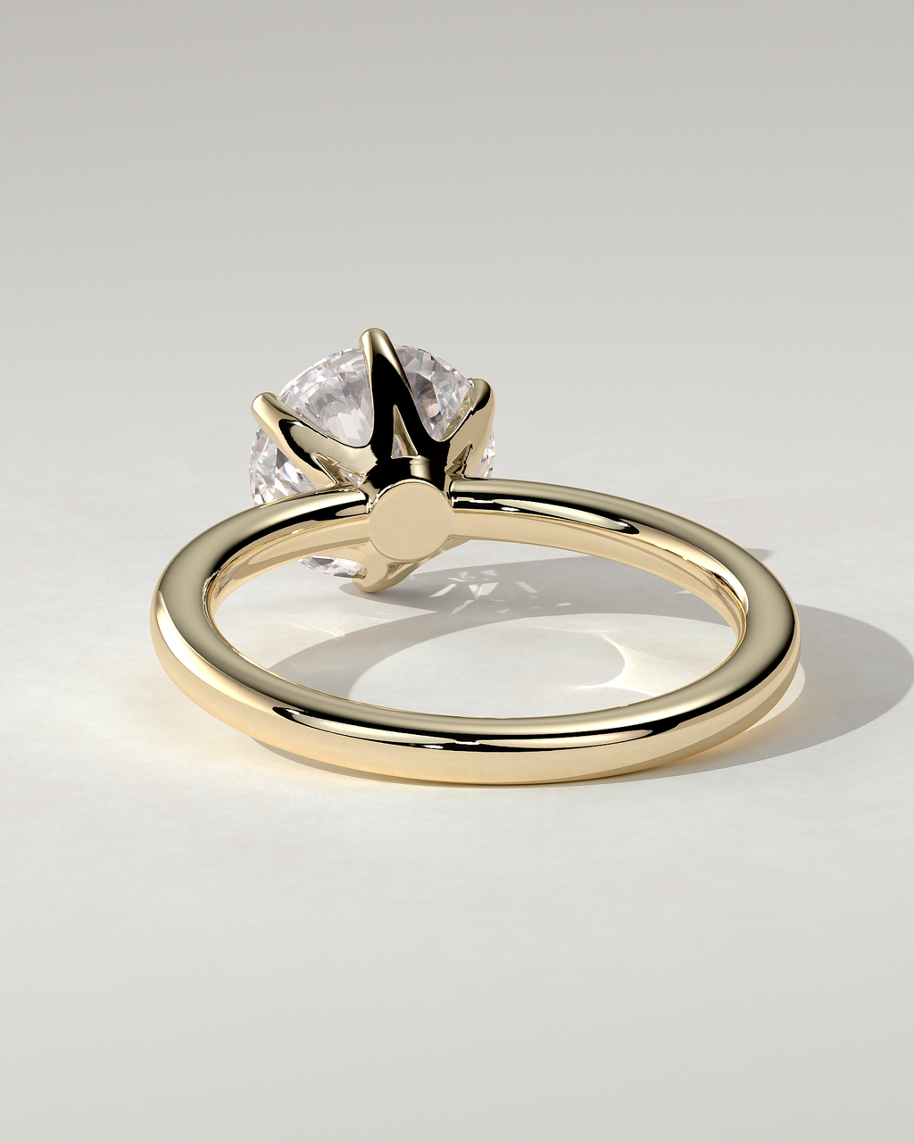 Mariah Solitaire Round Ring
