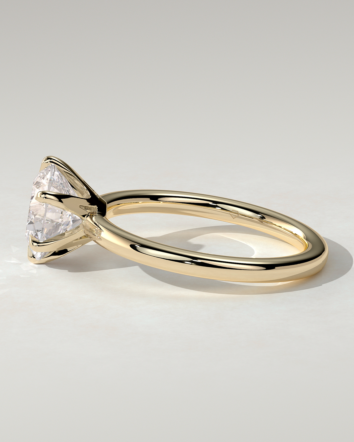 Mariah Solitaire Round Ring