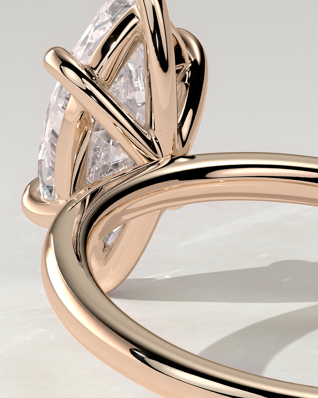 Marly Solitaire Marquise Ring