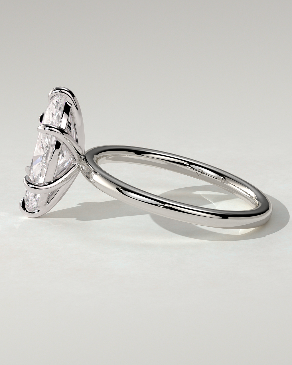 Marly Solitaire Marquise Ring