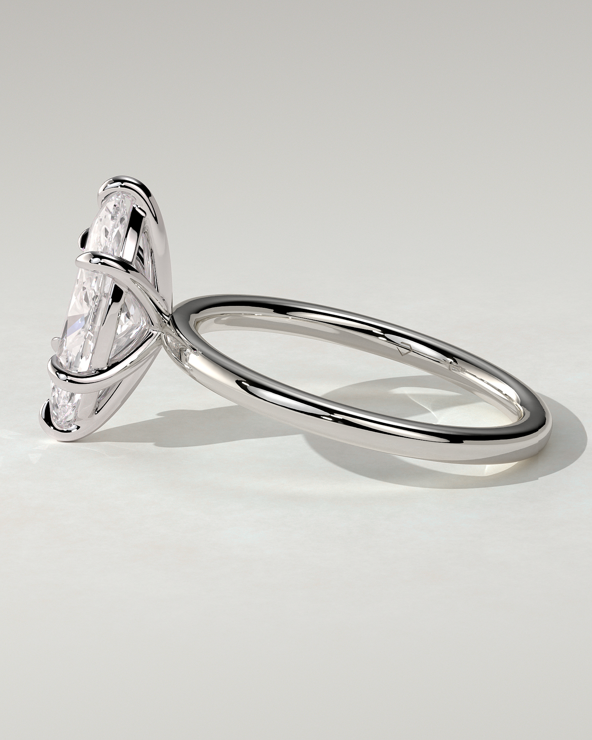 Marly Solitaire Marquise Ring