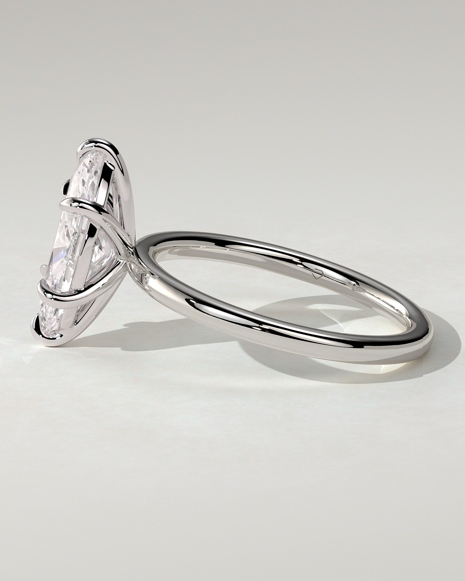 Marly Solitaire Marquise Ring