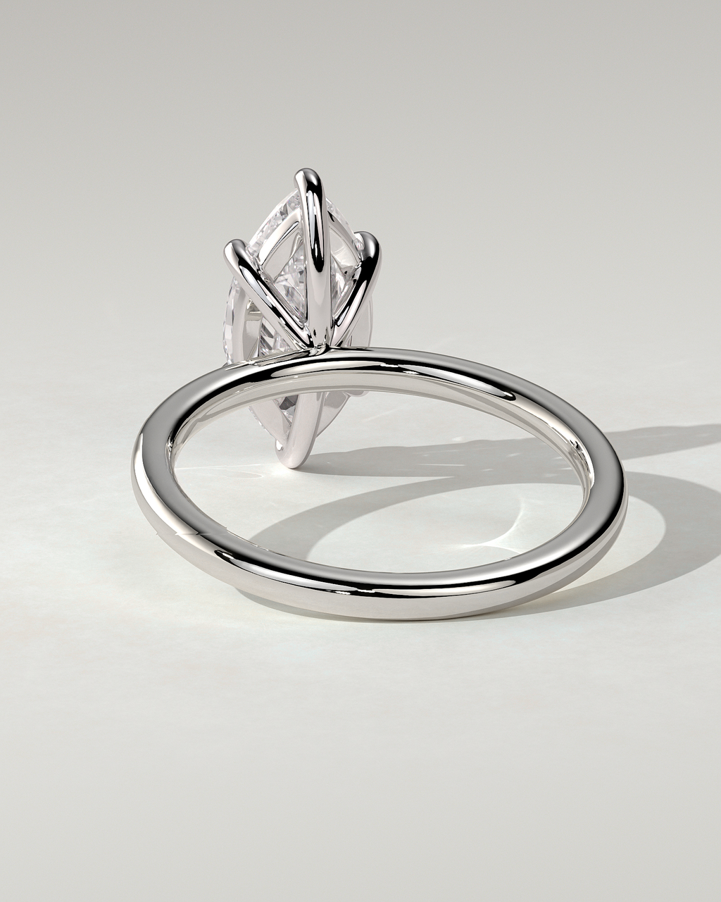 Marly Solitaire Marquise Ring