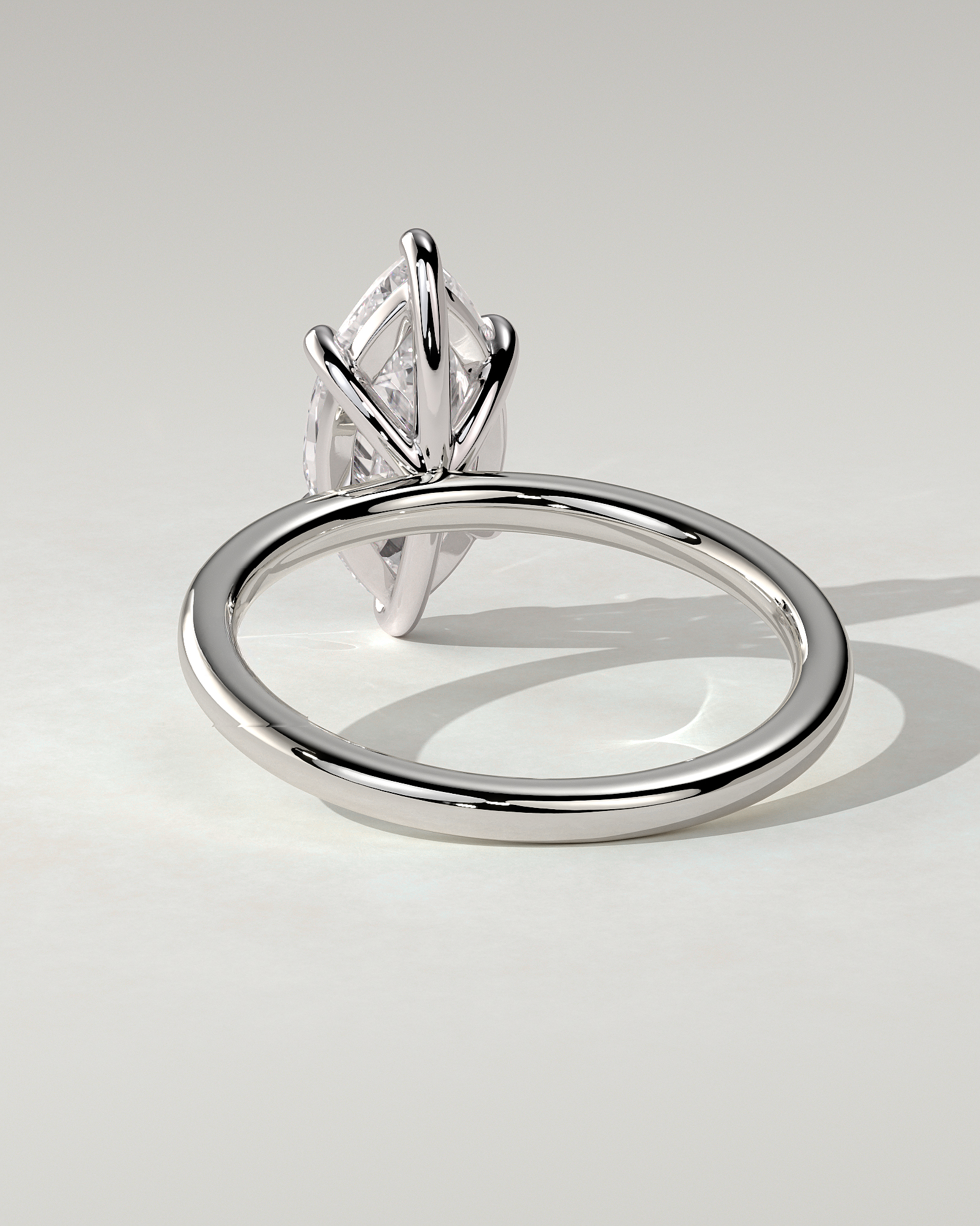 Marly Solitaire Marquise Ring