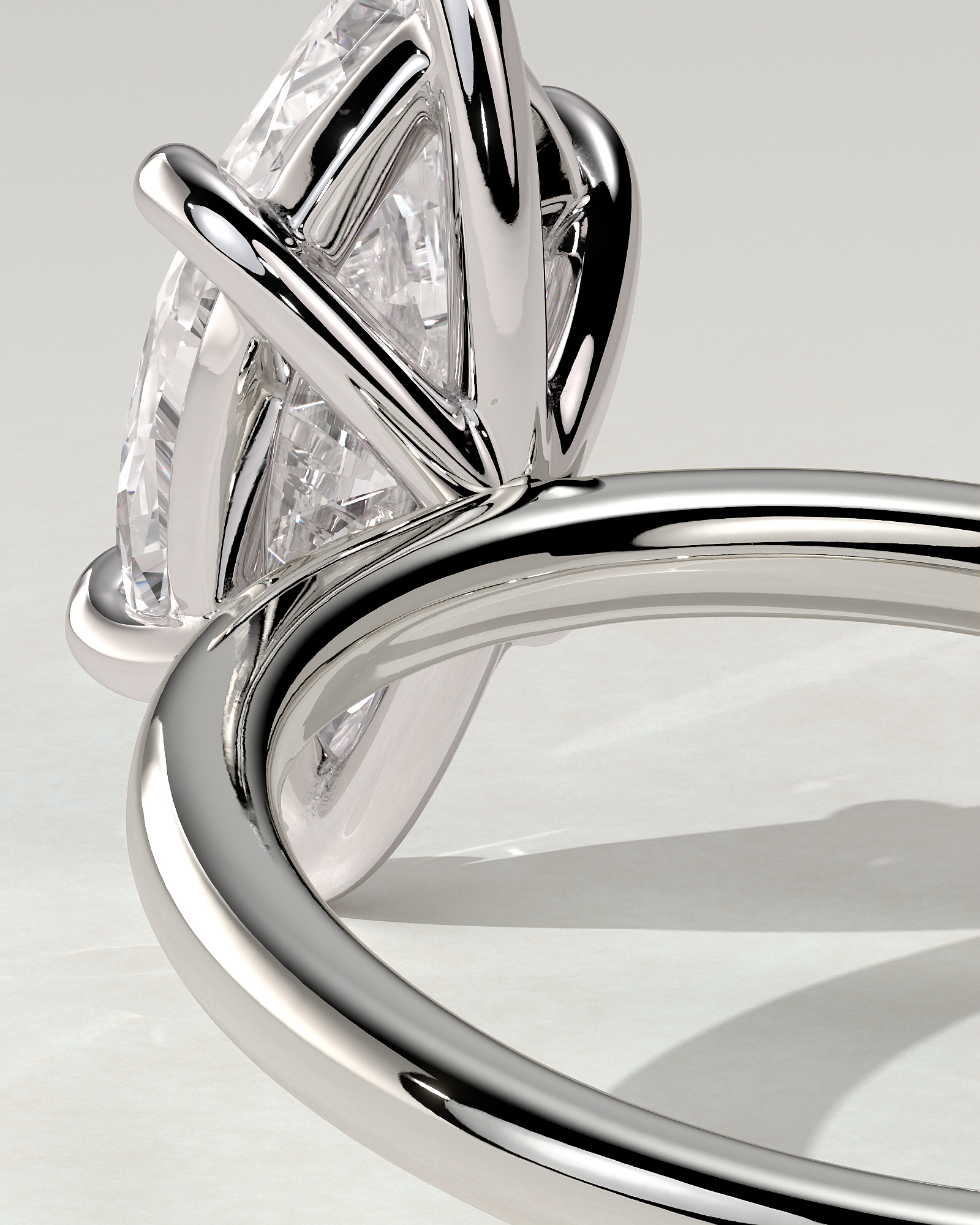 Marly Solitaire Marquise Ring