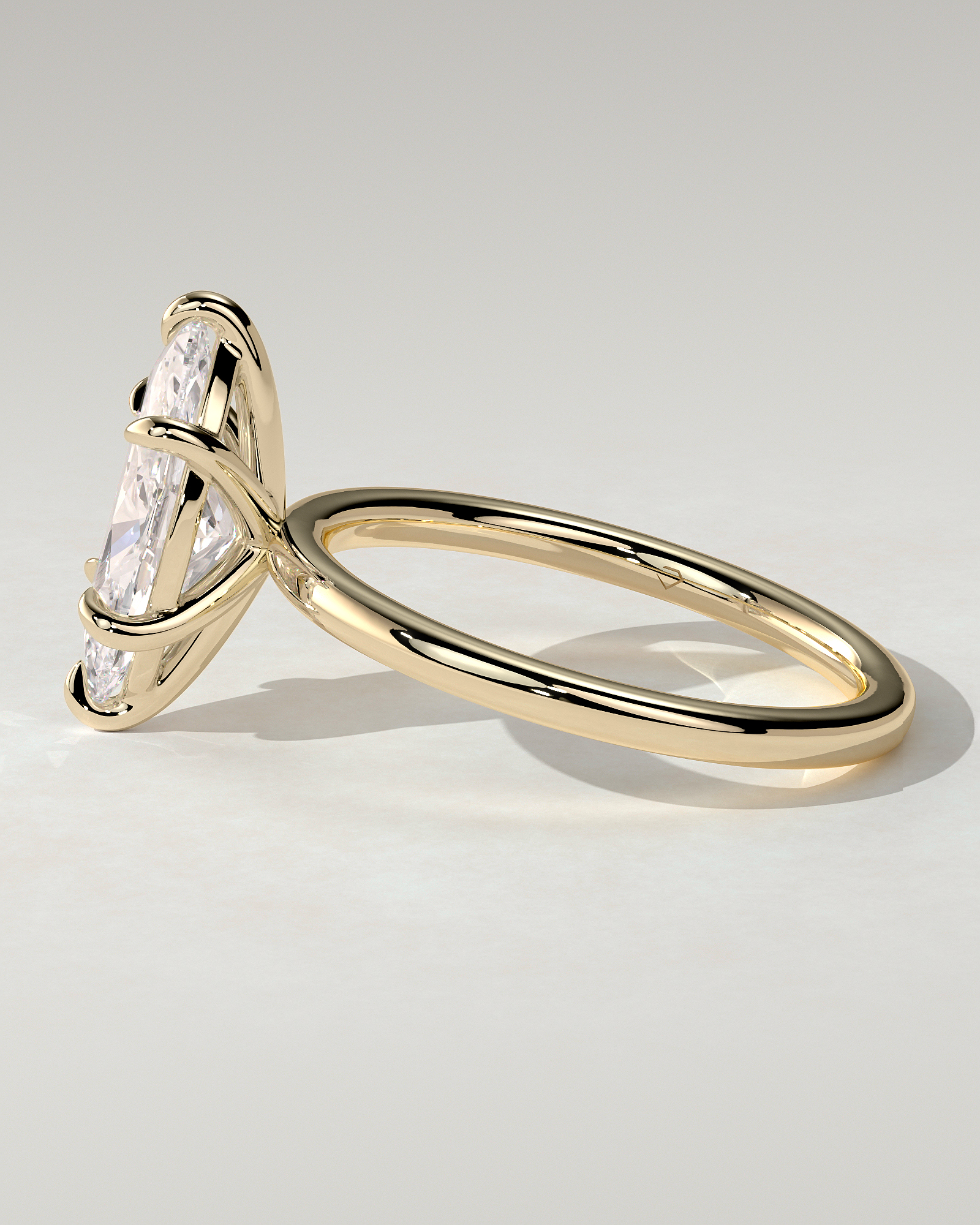 Marly Solitaire Marquise Ring