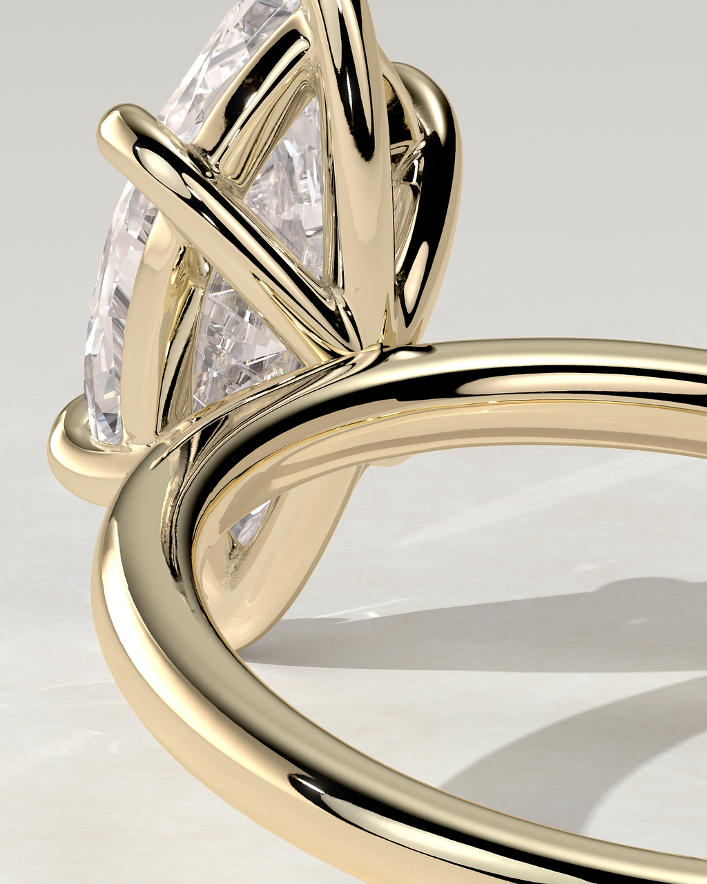 Marly Solitaire Marquise Ring