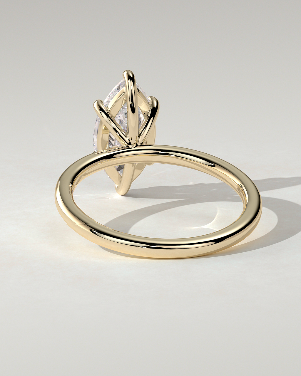 Marly Solitaire Marquise Ring