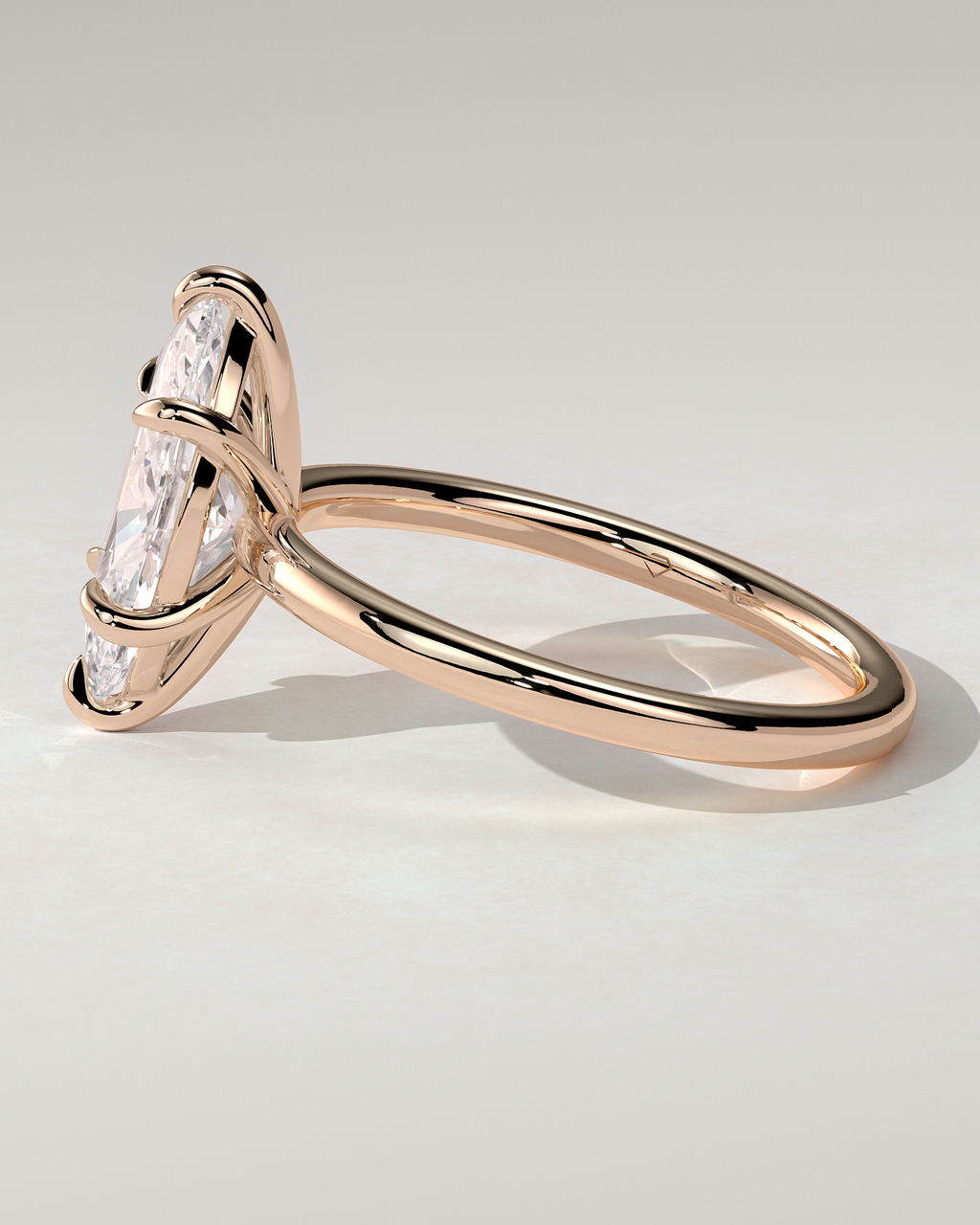 Marly Solitaire Marquise Ring