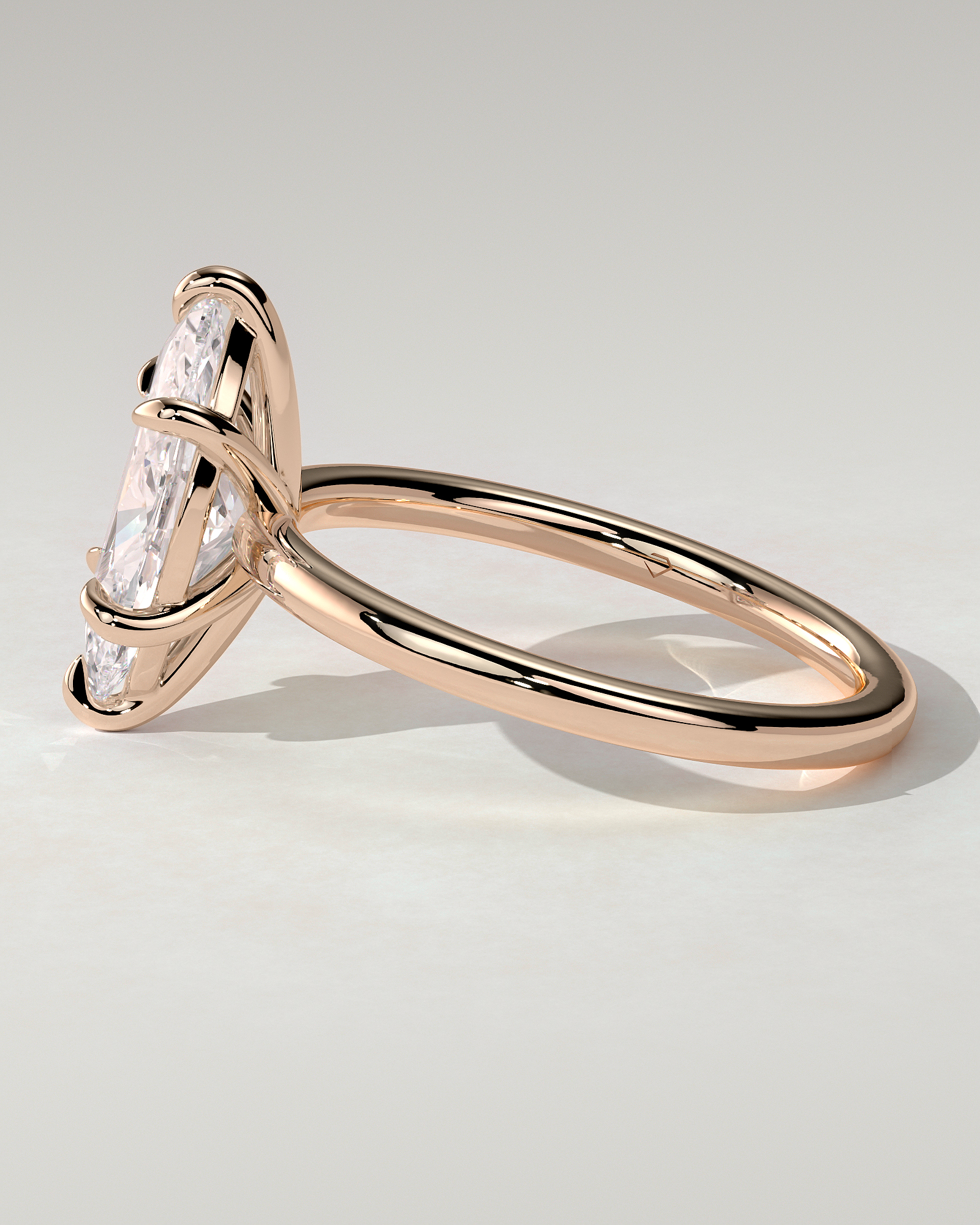 Marly Solitaire Marquise Ring