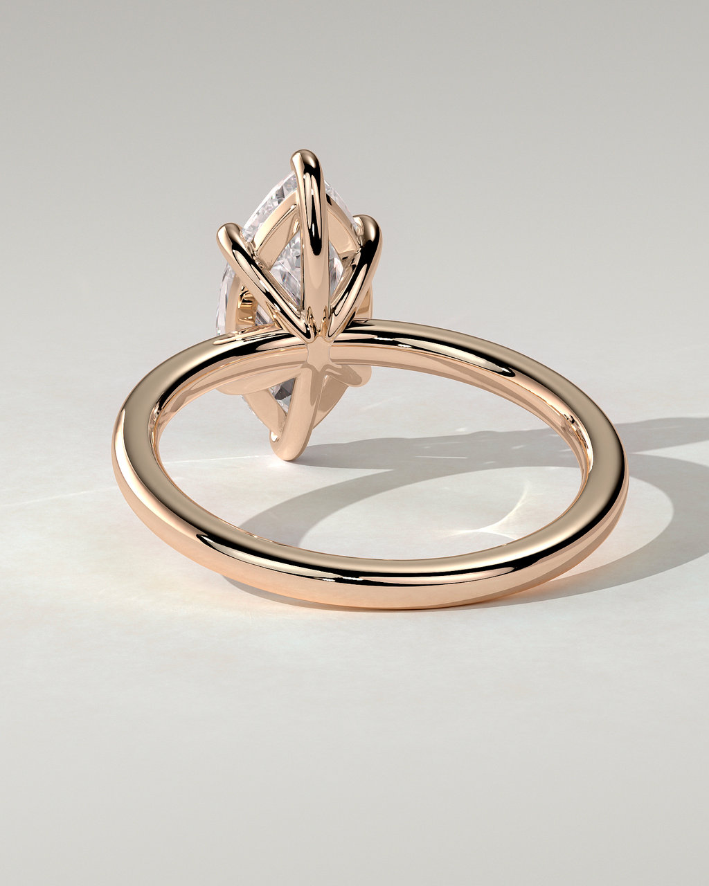 Marly Solitaire Marquise Ring