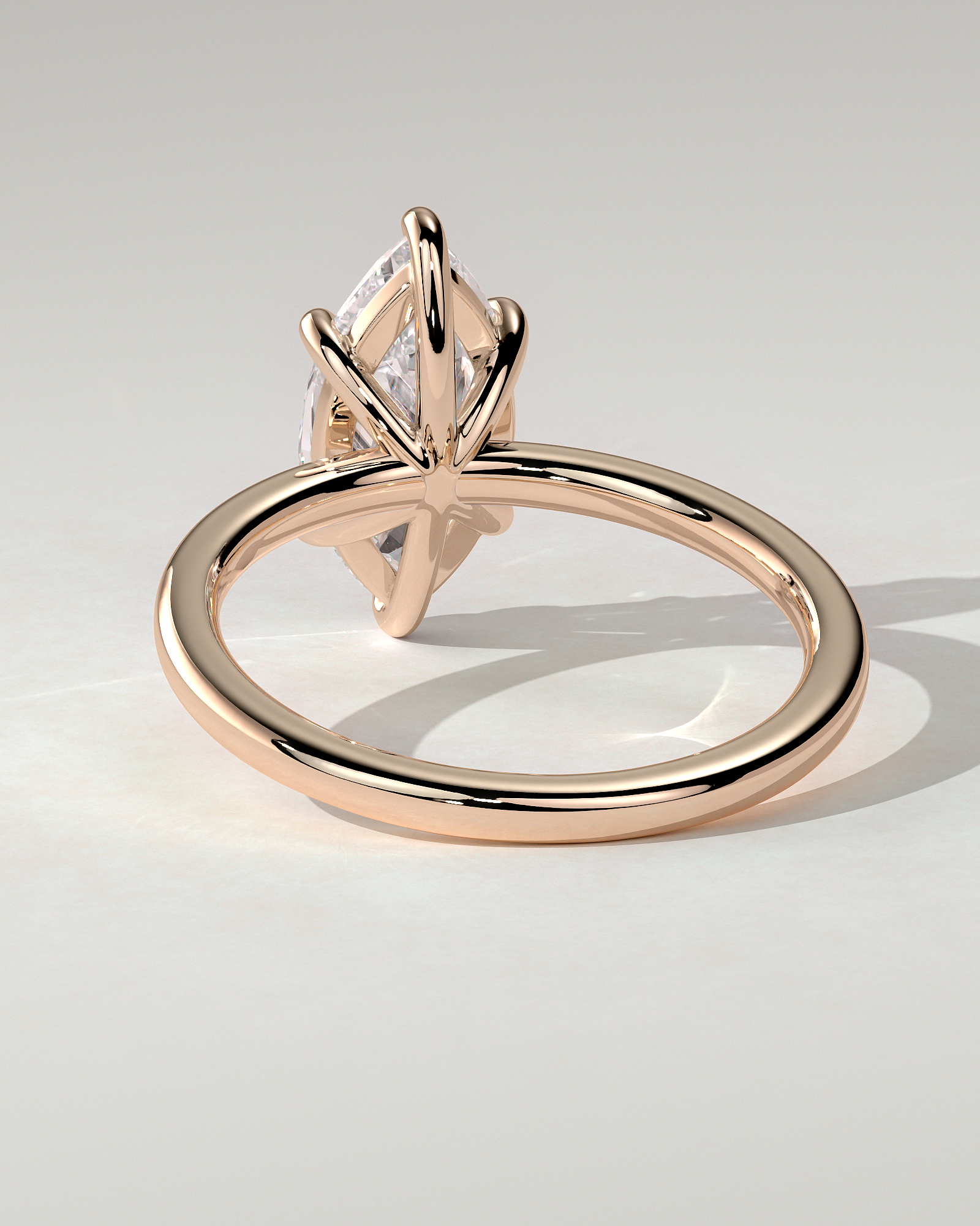 Marly Solitaire Marquise Ring
