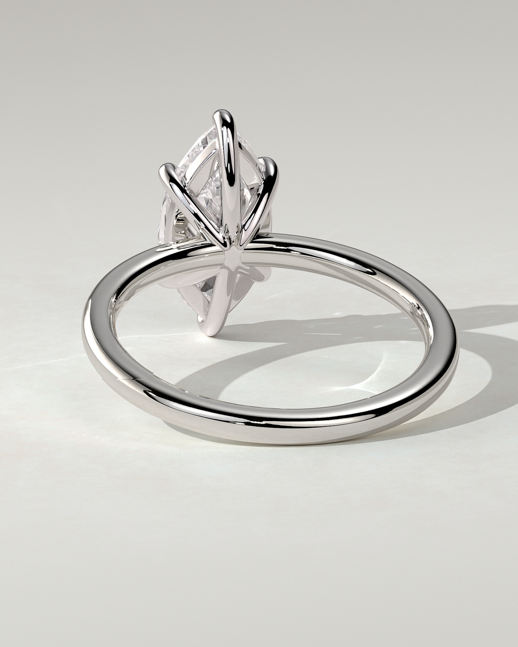 Marly Solitaire Marquise Ring