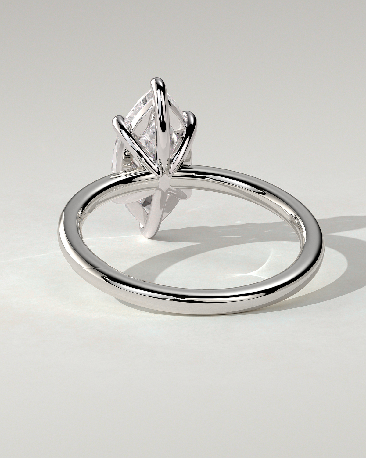 Marly Solitaire Marquise Ring