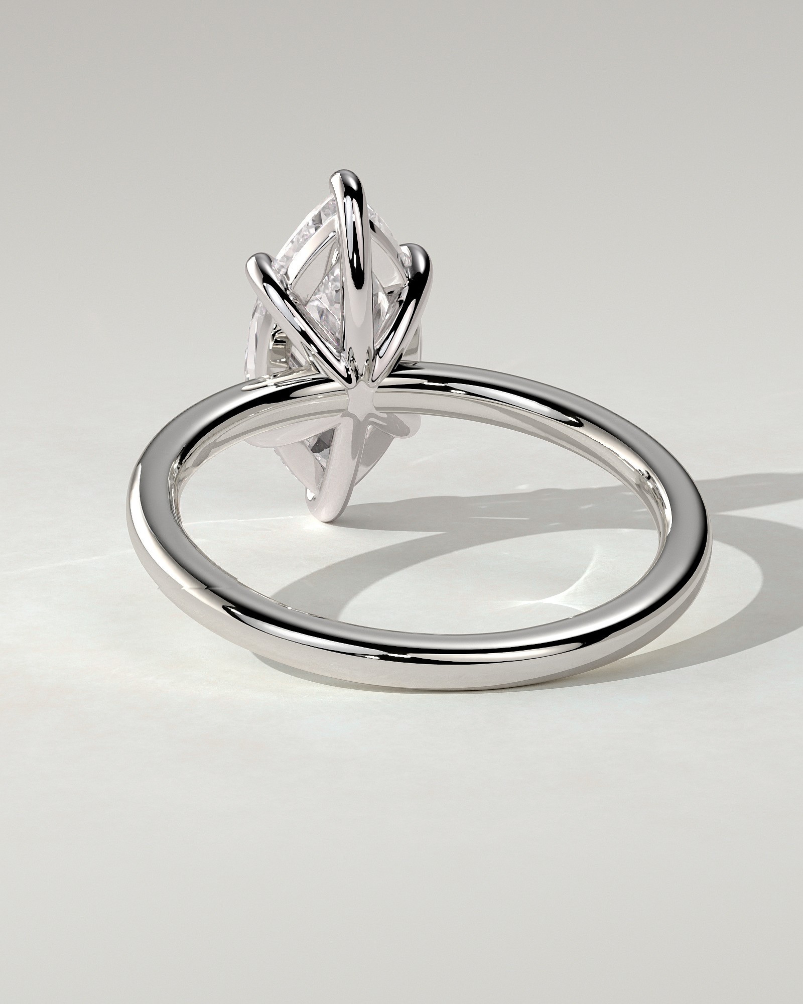 Marly Solitaire Marquise Ring