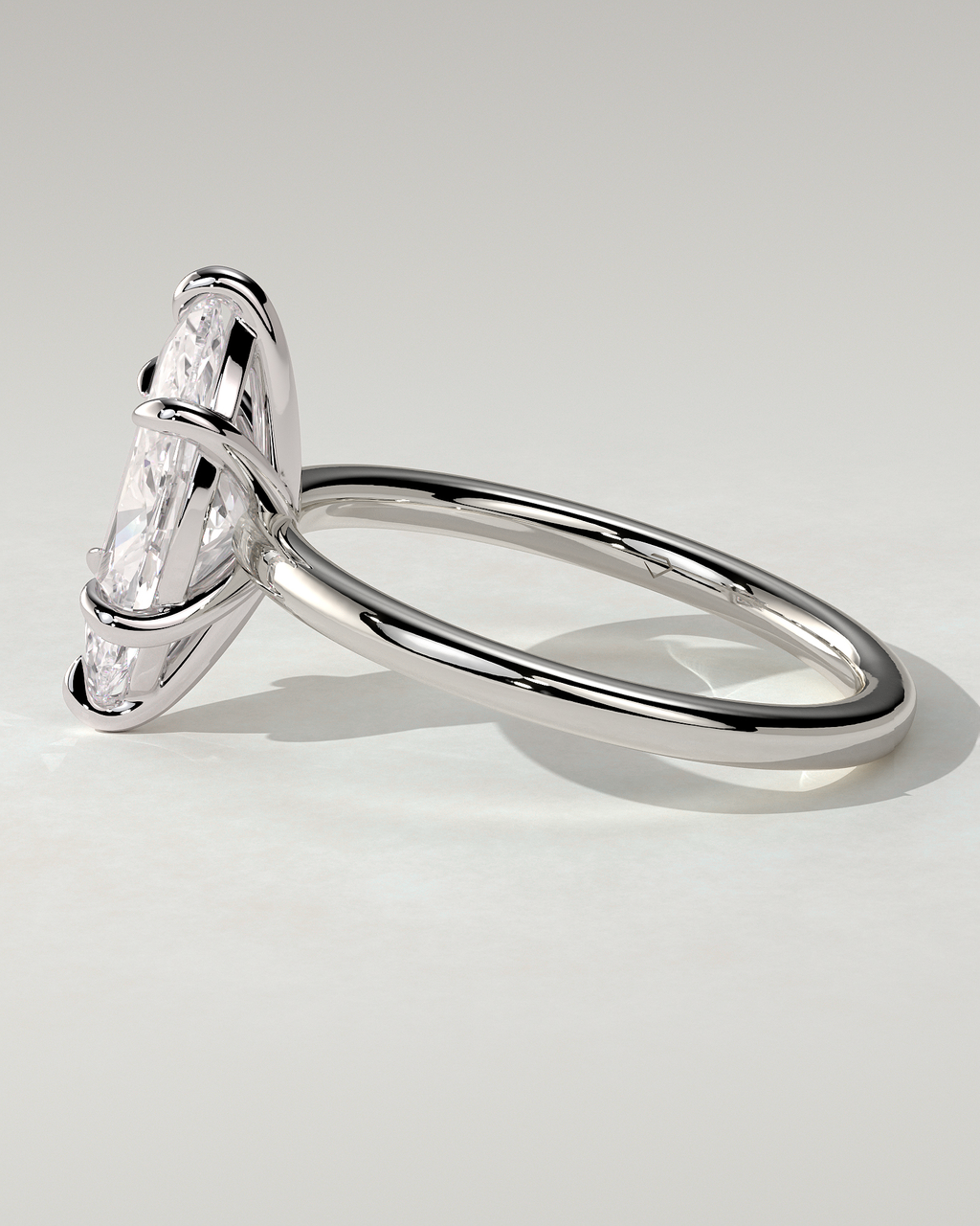 Marly Solitaire Marquise Ring