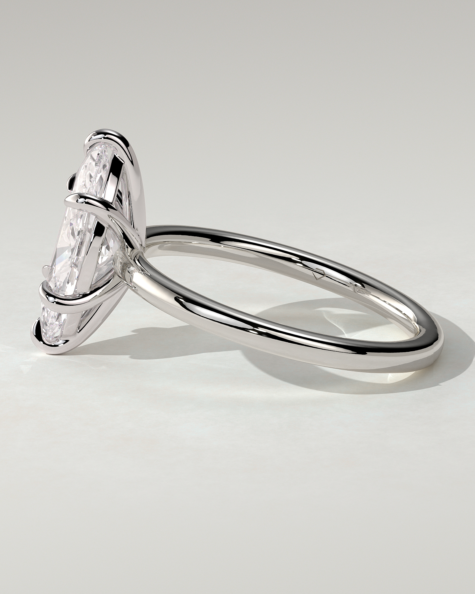 Marly Solitaire Marquise Ring