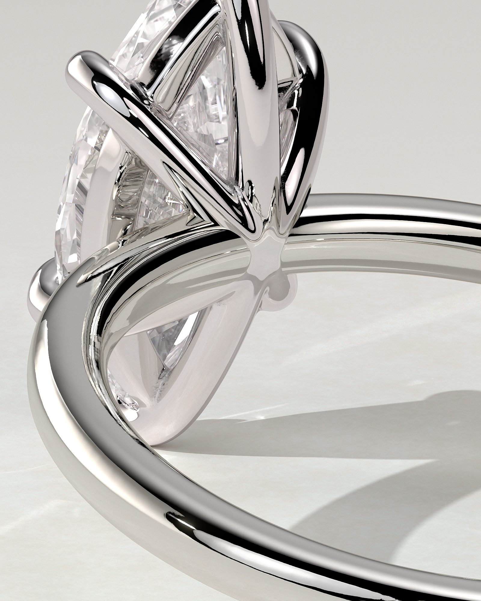Marly Solitaire Marquise Ring