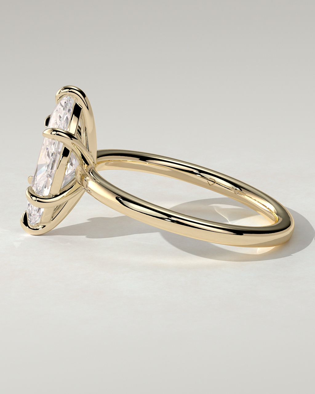 Marly Solitaire Marquise Ring