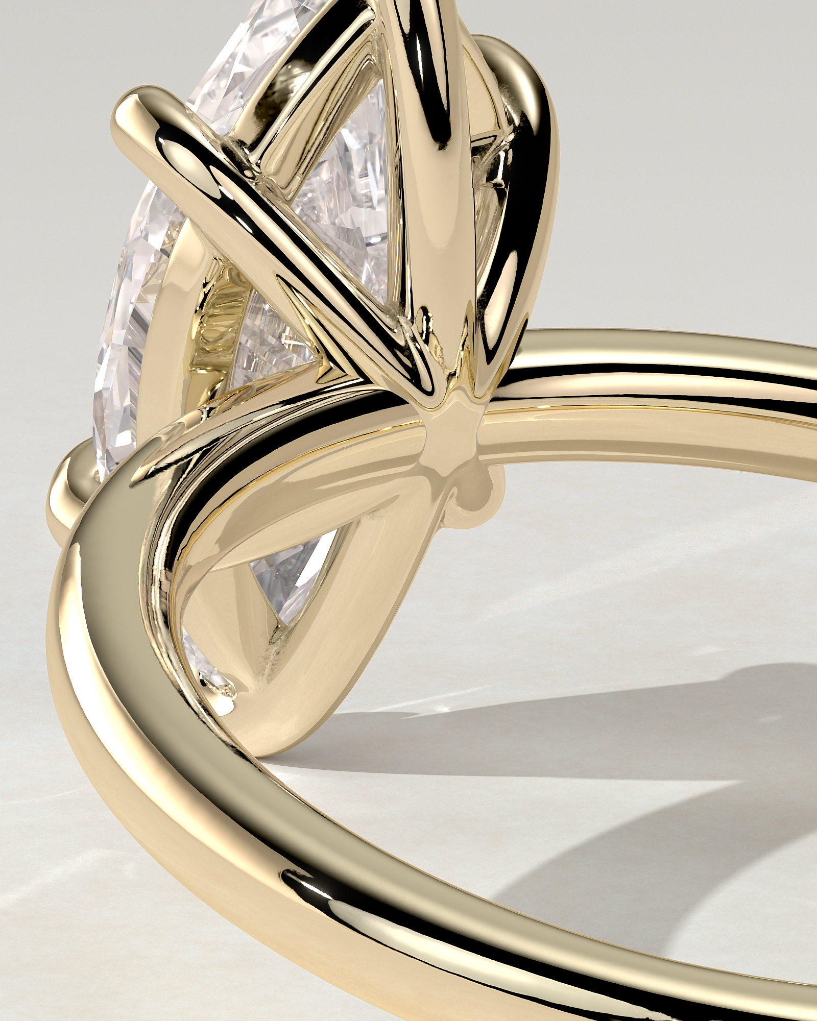 Marly Solitaire Marquise Ring