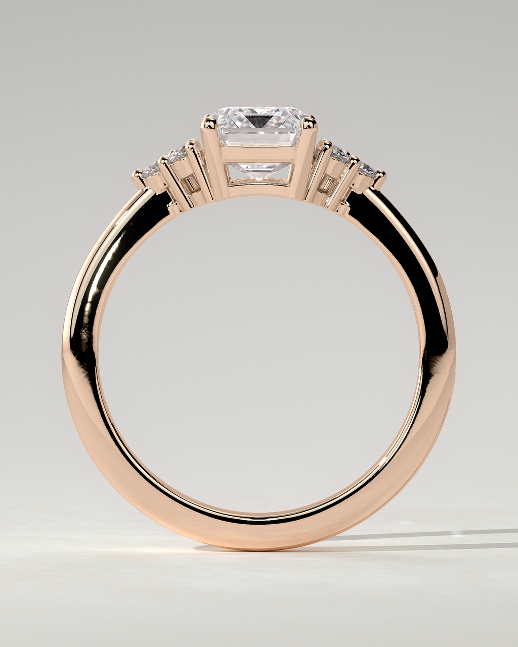 Martina Solitaire Emerald Ring