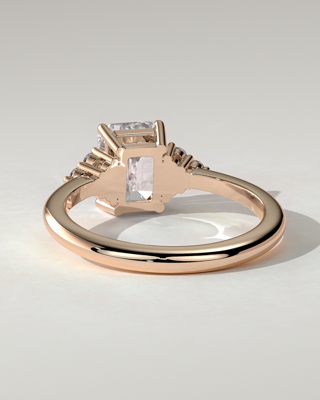 Martina Solitaire Emerald Ring