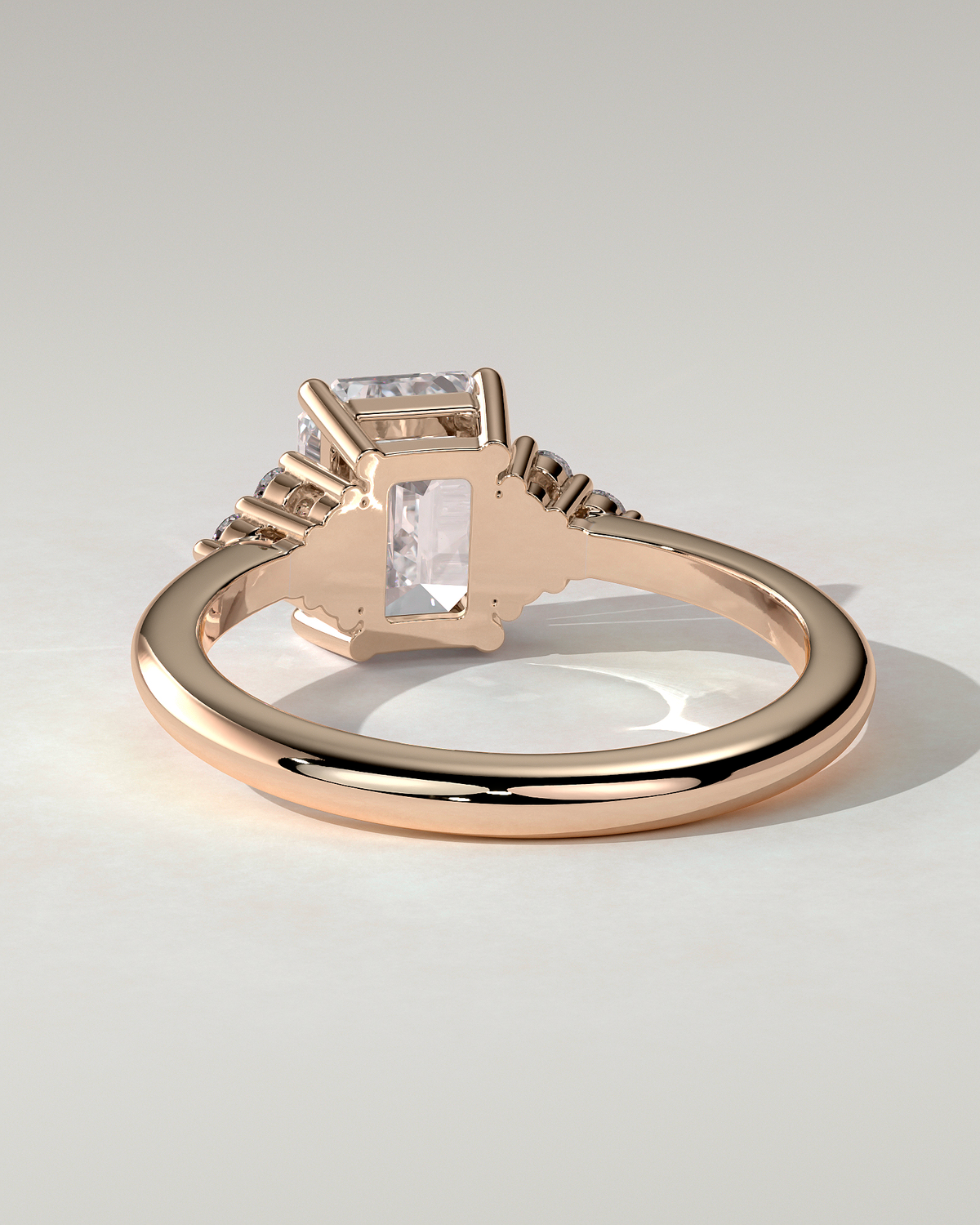 Martina Solitaire Emerald Ring