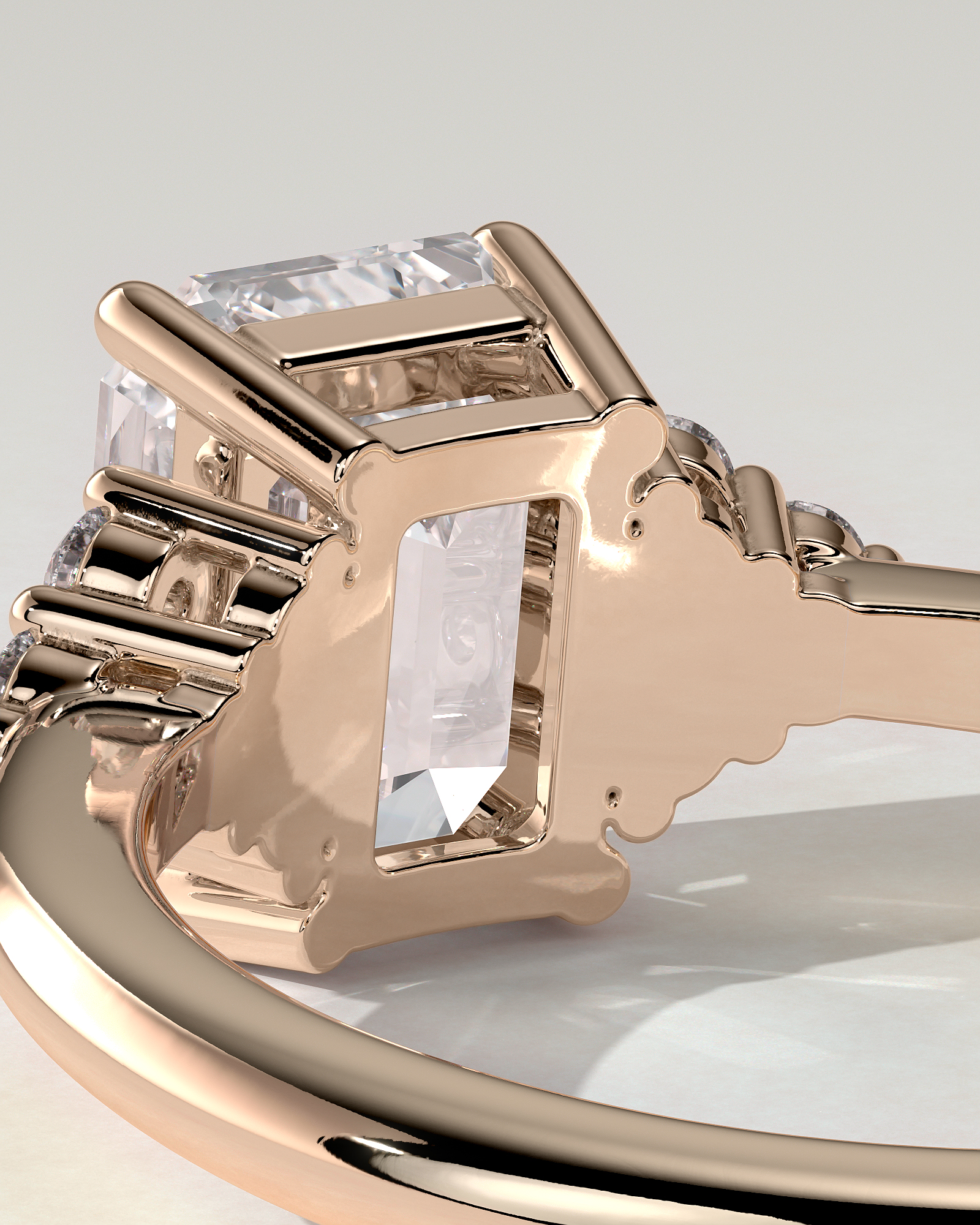 Martina Solitaire Emerald Ring