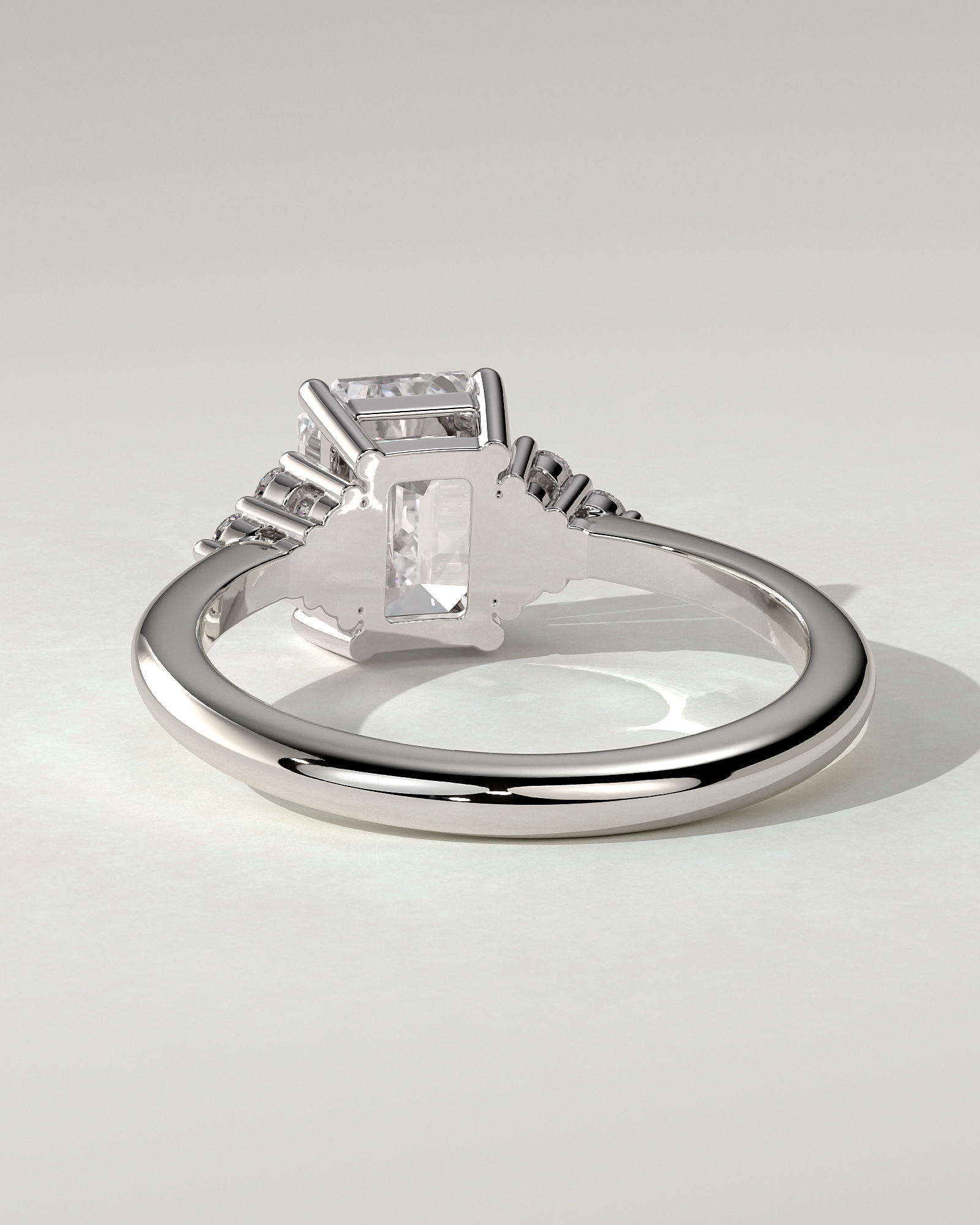 Martina Solitaire Emerald Ring