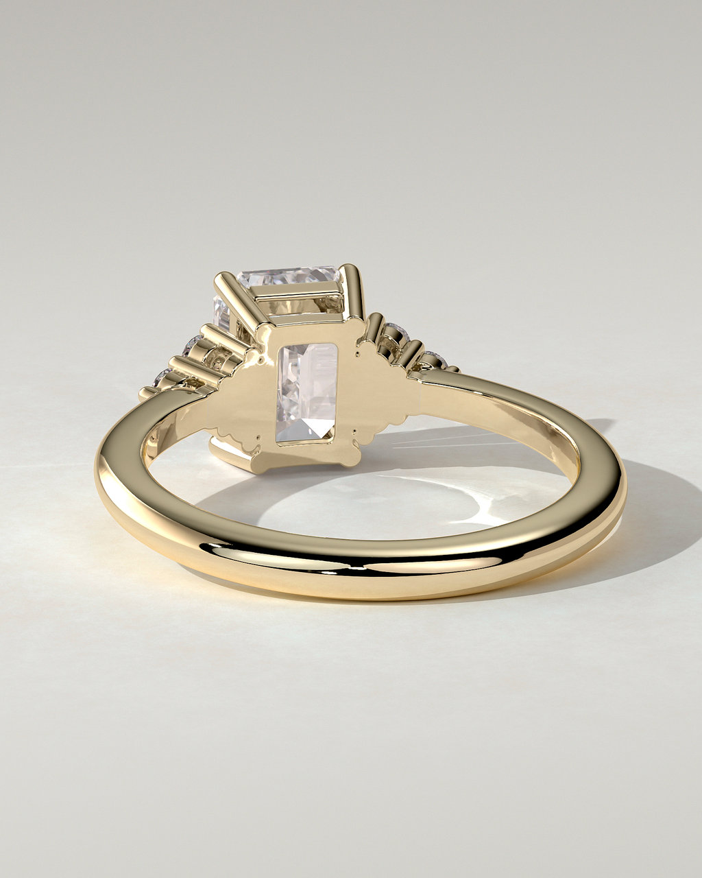 Martina Solitaire Emerald Ring