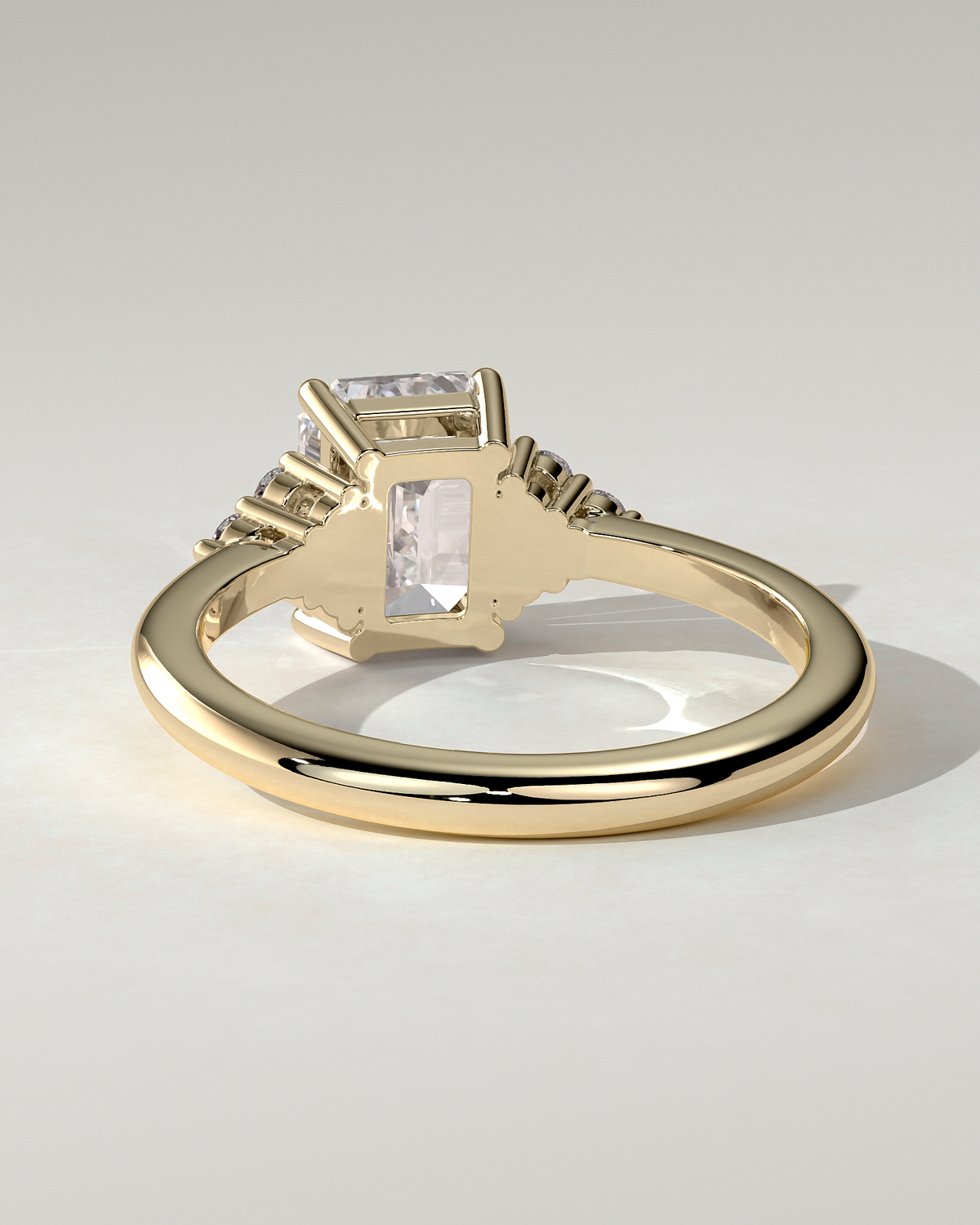 Martina Solitaire Emerald Ring