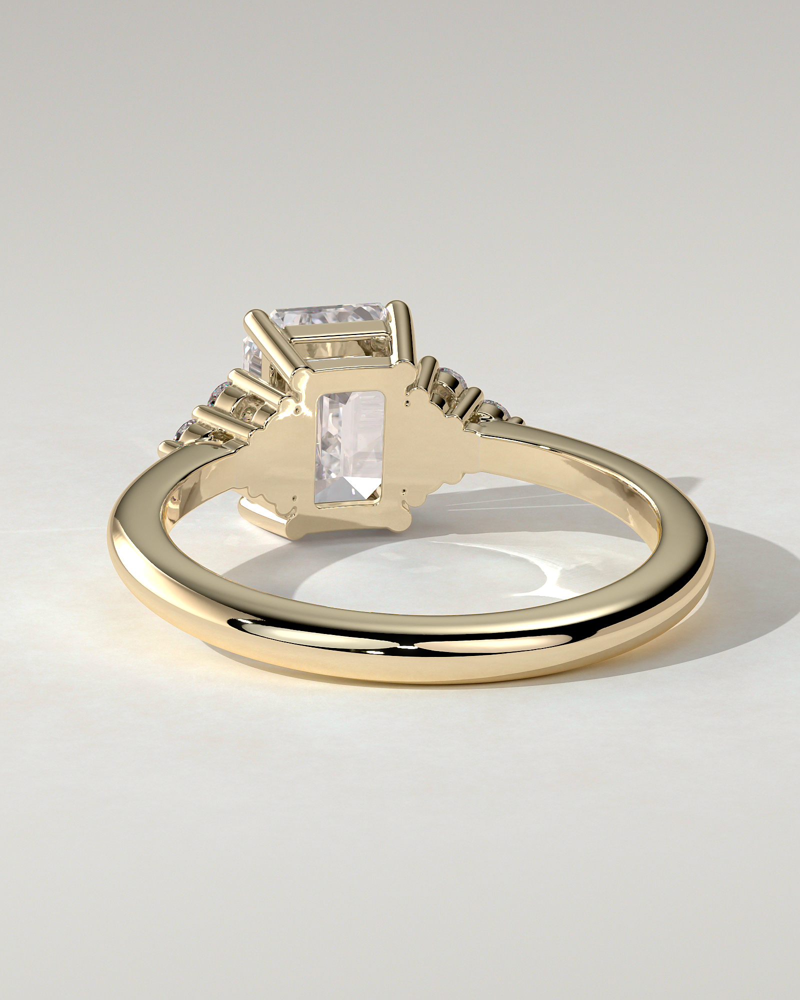 Martina Solitaire Emerald Ring
