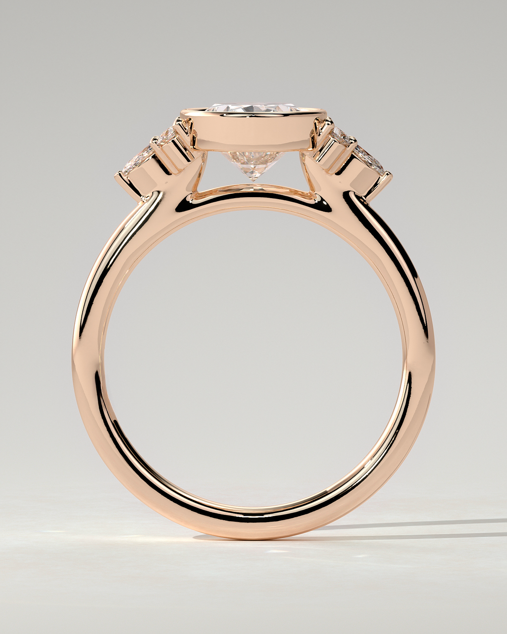 Meesha Bezel Round Ring