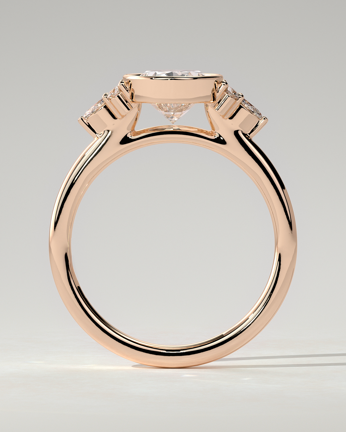 Meesha Bezel Round Ring