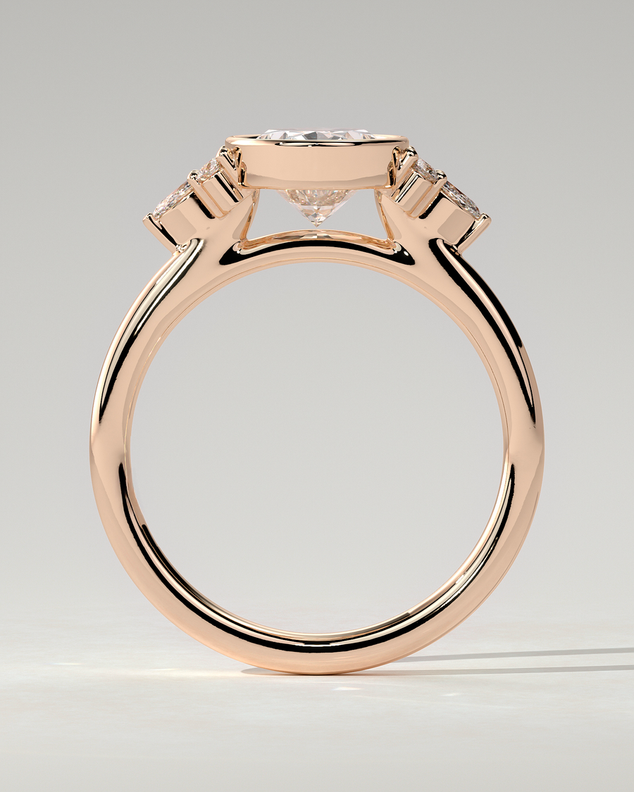 Meesha Bezel Round Ring