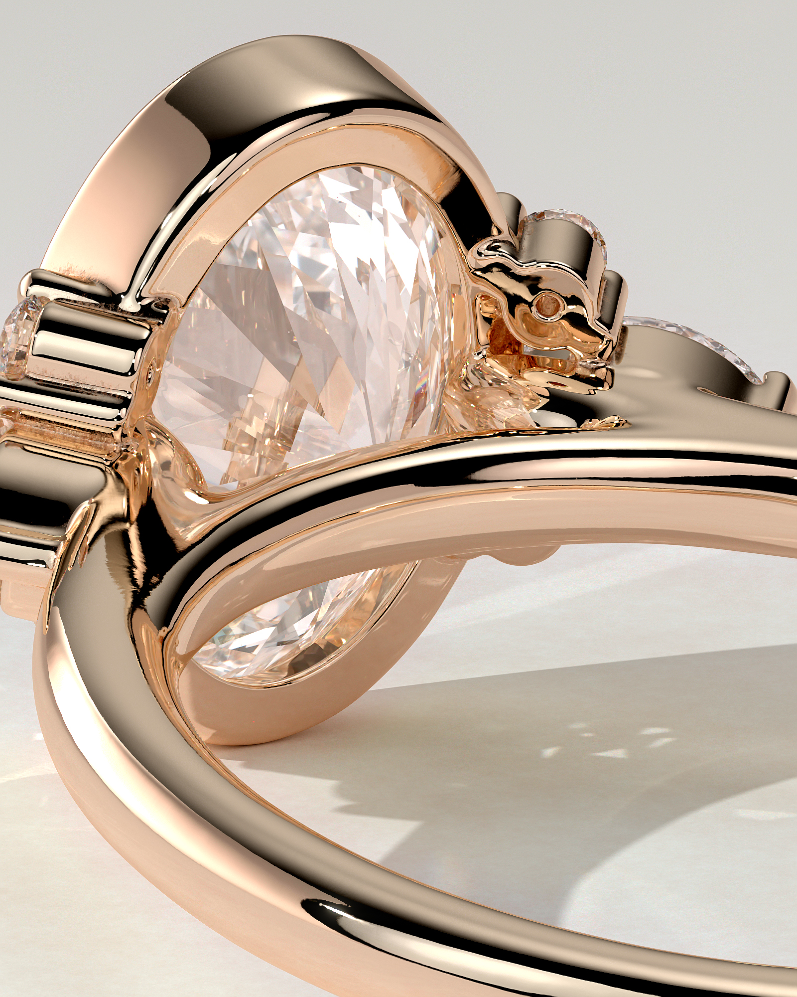 Meesha Bezel Round Ring