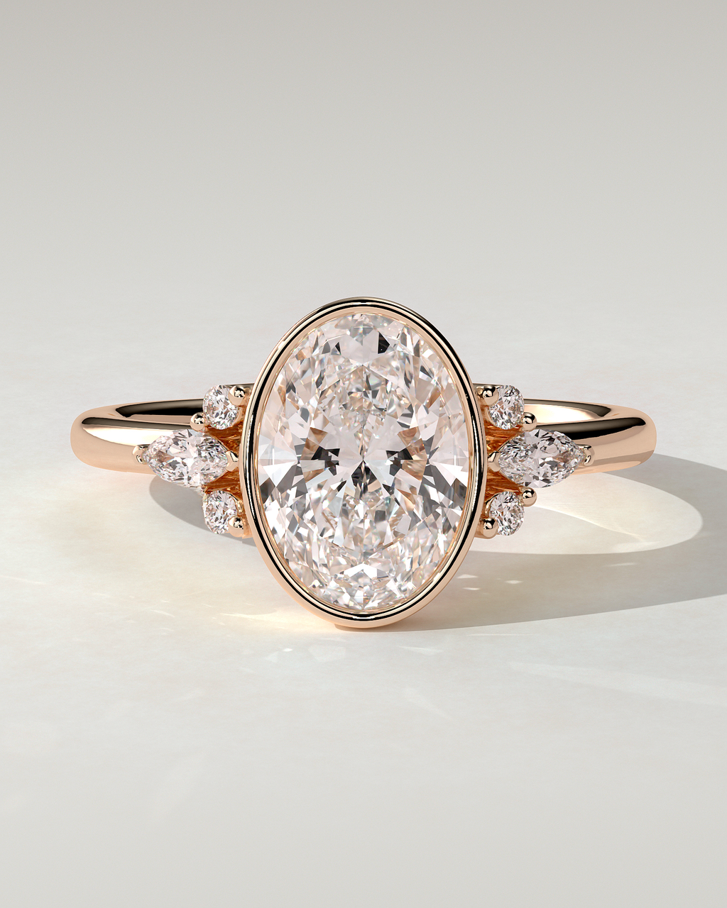 Meesha Bezel Round Ring