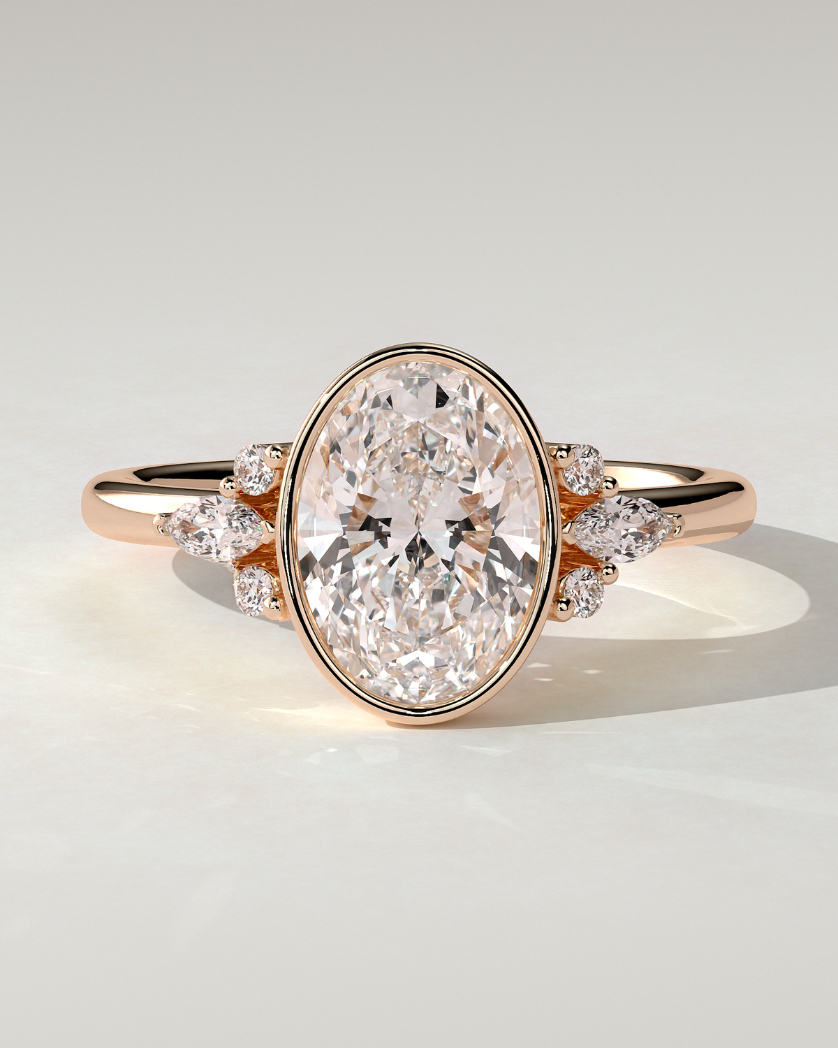 Meesha Bezel Round Ring
