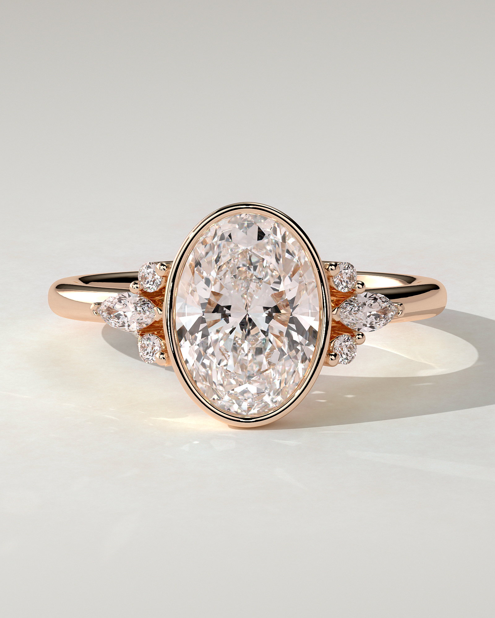 Meesha Bezel Round Ring