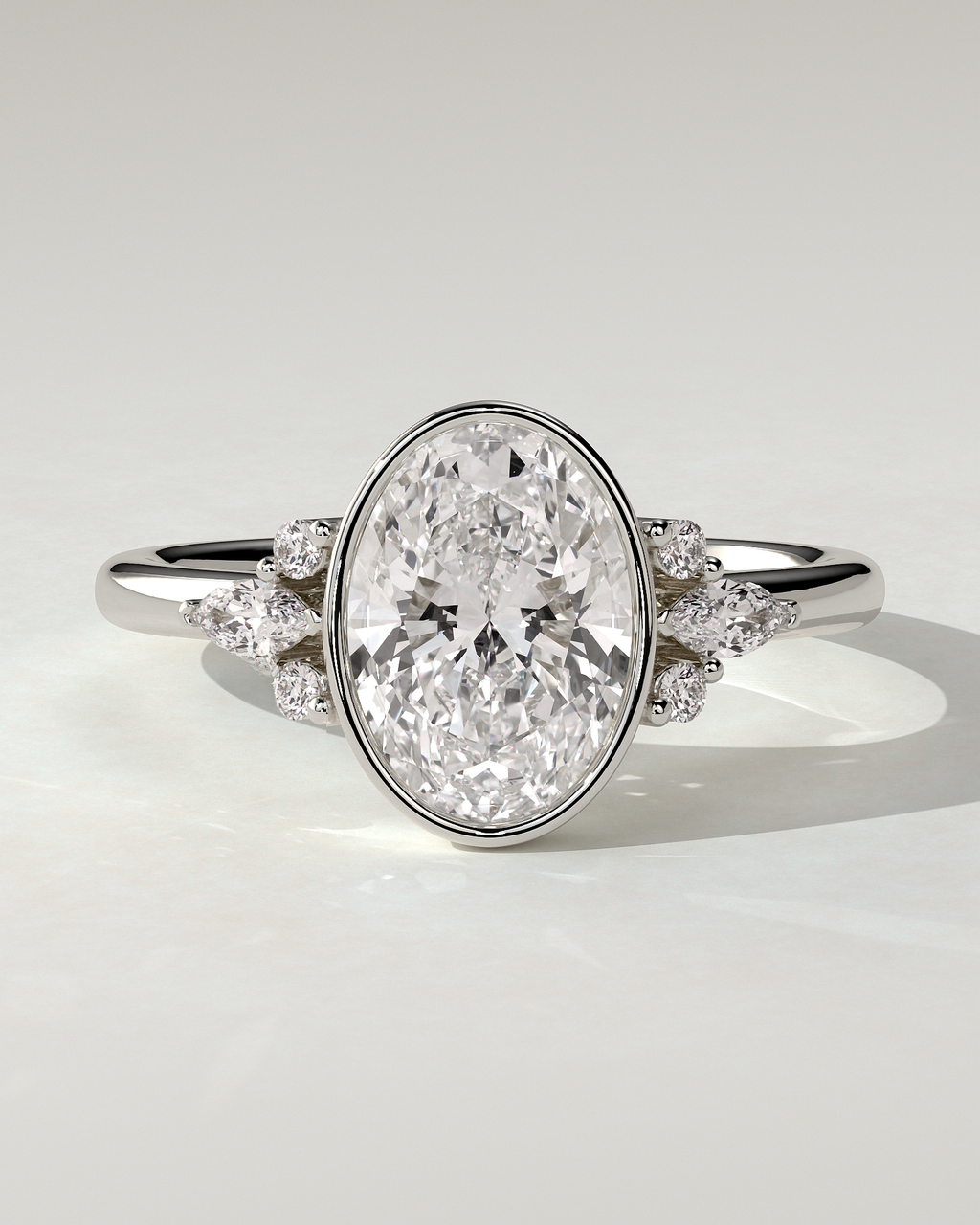 Meesha Bezel Round Ring