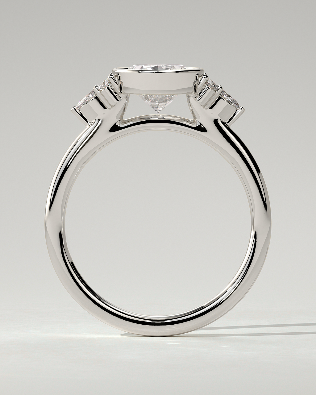 Meesha Bezel Round Ring