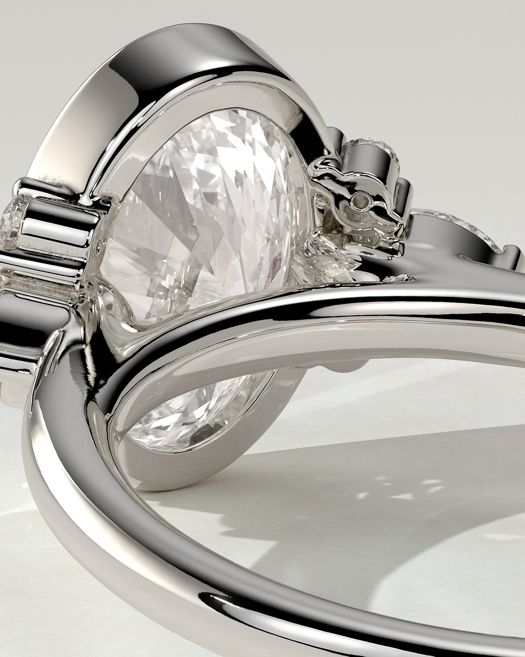 Meesha Bezel Round Ring