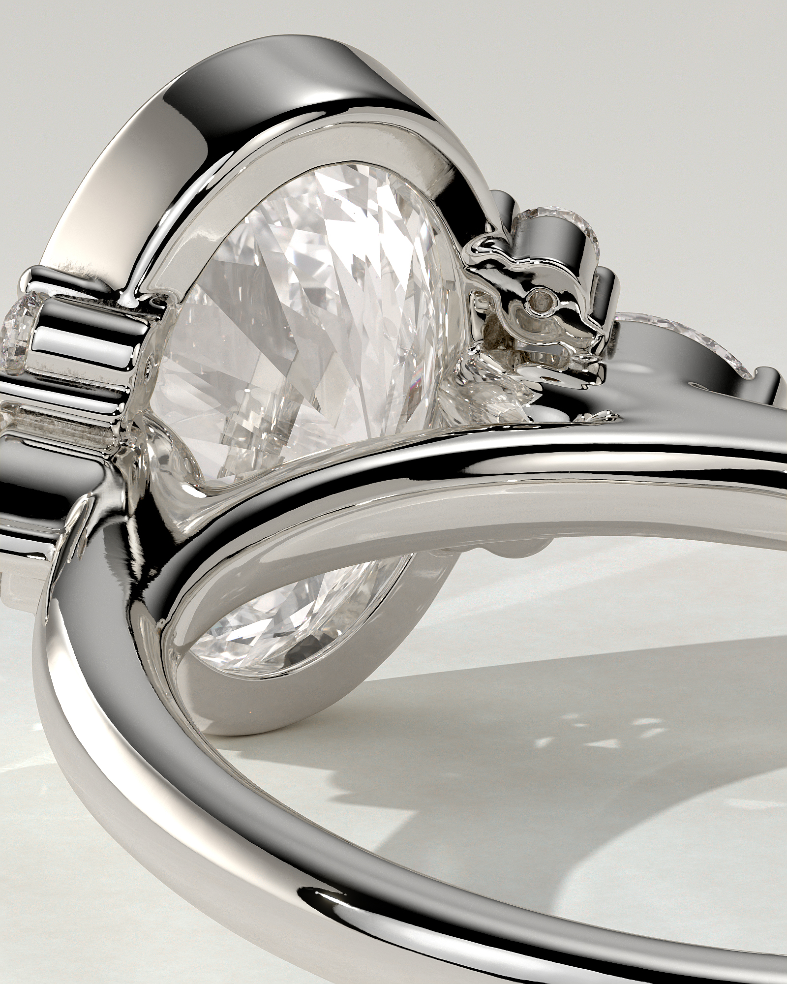 Meesha Bezel Round Ring