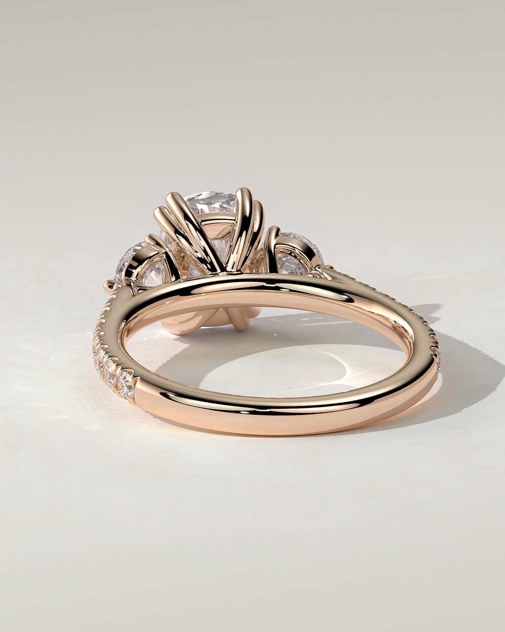 Meghan Trilogy Cushion Ring
