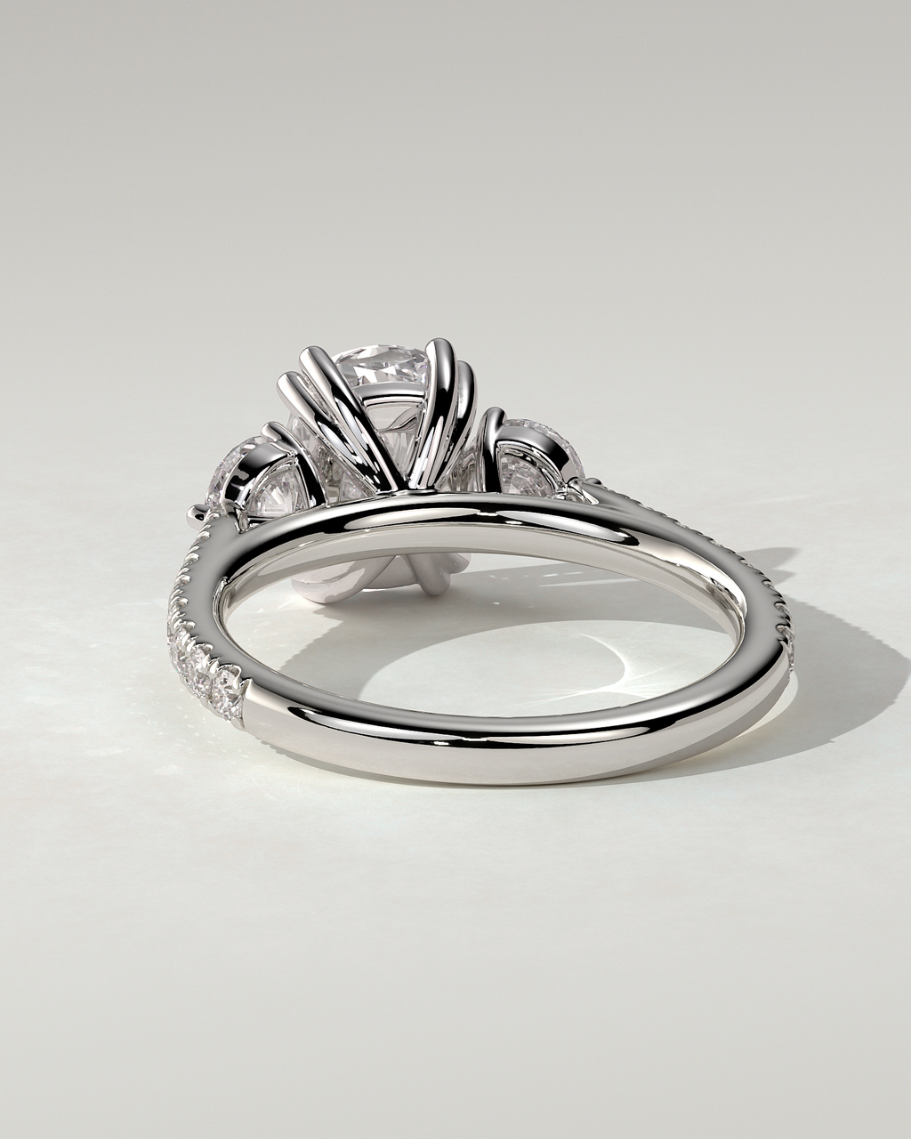 Meghan Trilogy Cushion Ring