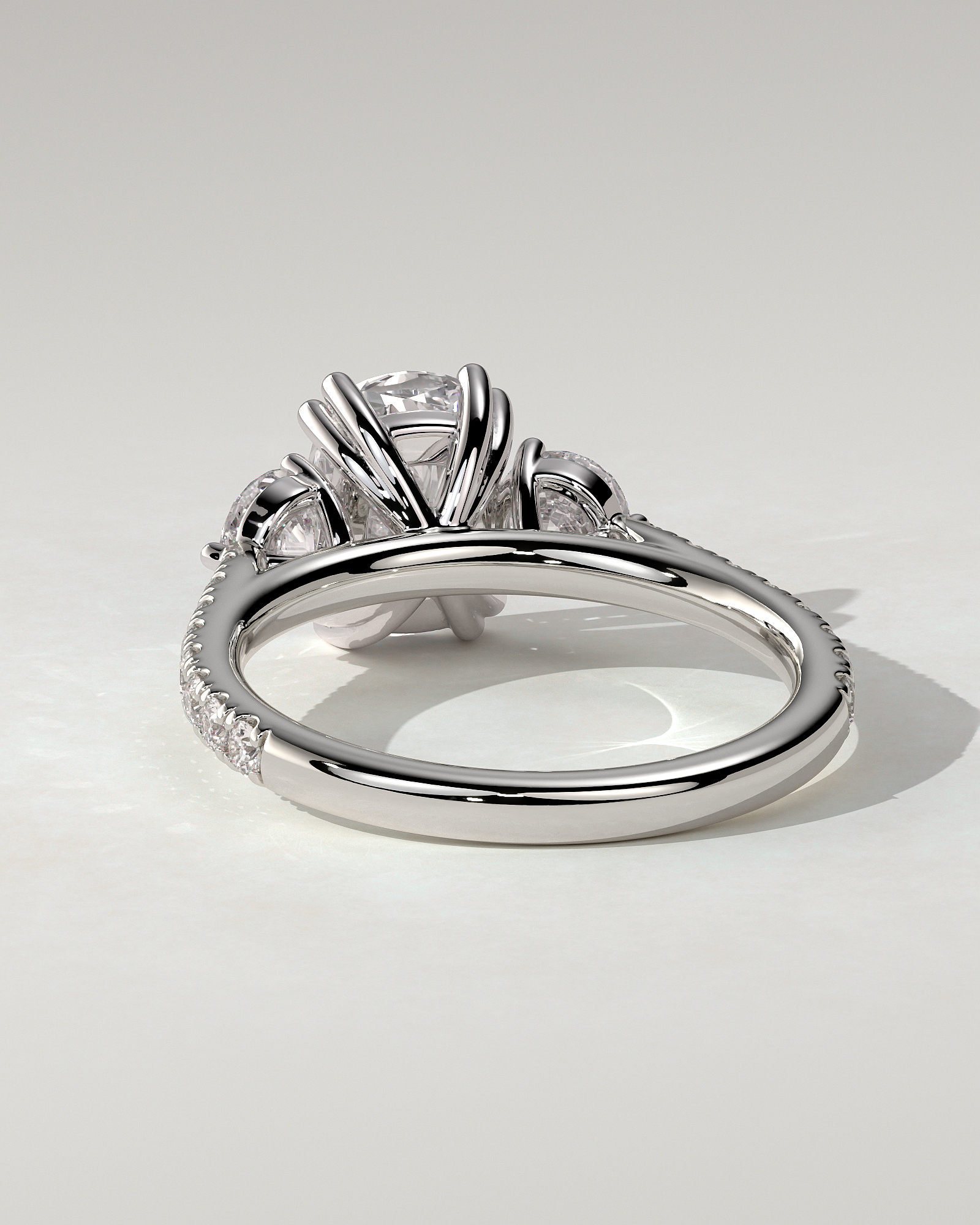 Meghan Trilogy Cushion Ring
